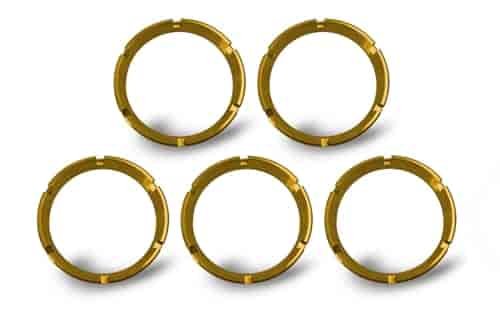 FLEX Bezel Rings Gold Set of 5