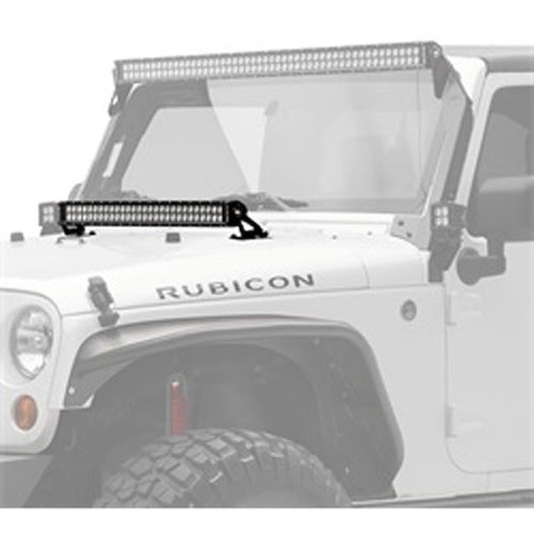 Hood Light Bar 2007-2018 Jeep Wrangler JK