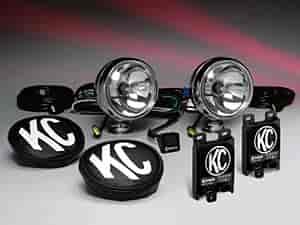5" HID Lights Chrome Housing