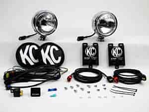 5" HID Lights Chrome Housing