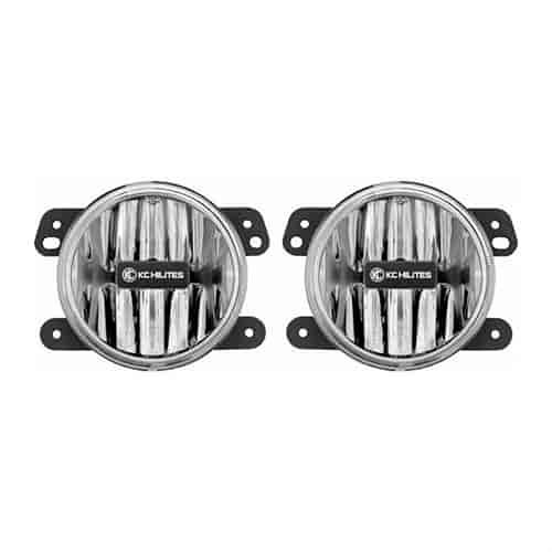 Jeep JK Gravity LED G4 Amber Fog System SAE/ECE 07-09 pair