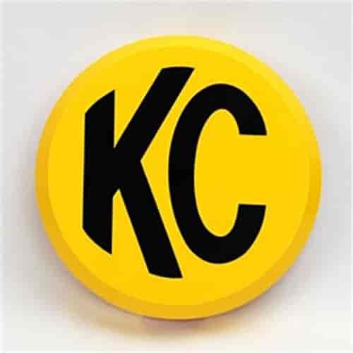 KC Light Cover 6" Round Yellow with Black KC