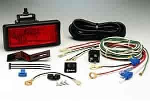 Fog Light Kit Includes: One 35W Halogen Light (Red Lens)