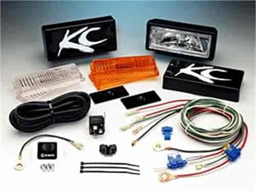 All-Season Light Kit Includes: Two 55W Halogen Lights (Clear & Amber Lenses)