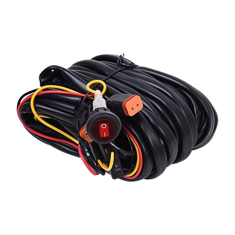 Wiring Harness For Two 55W Lights