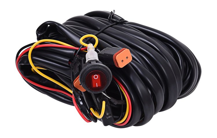 63091 KC Wire Harness Backup 2-Light DT Connector