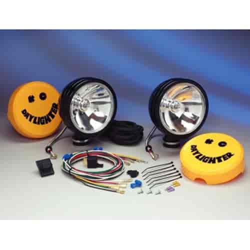 Daylighter 6" Round Off-Road Light Kit Black Housing