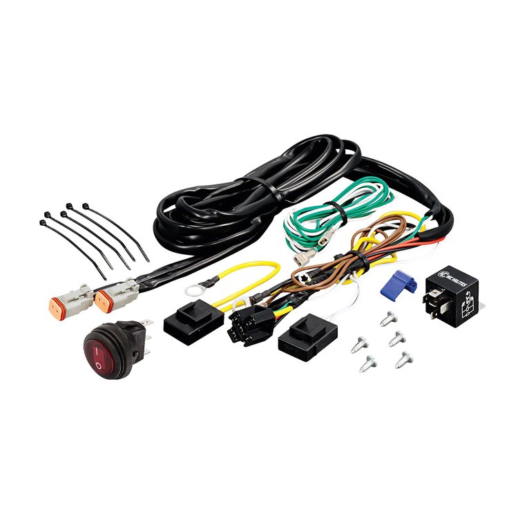 Wiring Harness For Two 130W Lights