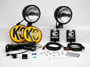 6" HID Light Kit Black Housing
