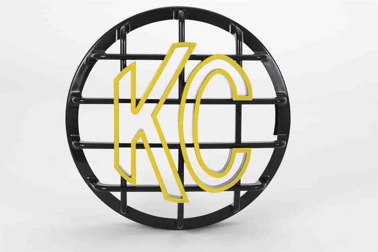 Grill 6IN Black ABS Stone Guard Yel KC ea