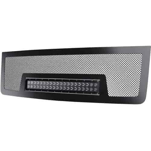 LED Truck Grille with C-Series 20" LED Light Bar 2007-13 GMC Sierra 1500