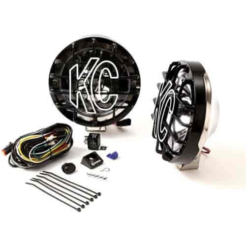 8" Rally 800 Halogen Light Kit Polished Stainless Housing