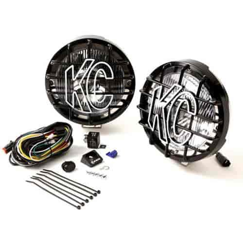 8" Rally 800 Halogen Light Kit Polished Stainless Housing