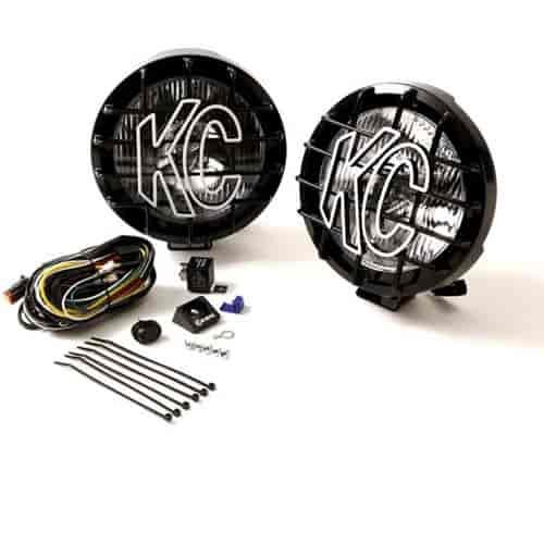 8" Rally 800 Halogen Light Kit Black Stainless Housing