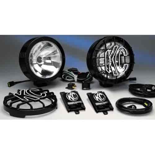 8" Rally 800 HID Light Kit Polished Stainless Housing