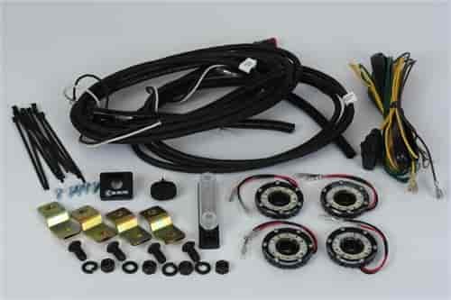 Rock Light Kit 4 PC Clear LED System Jeep JK 07-16
