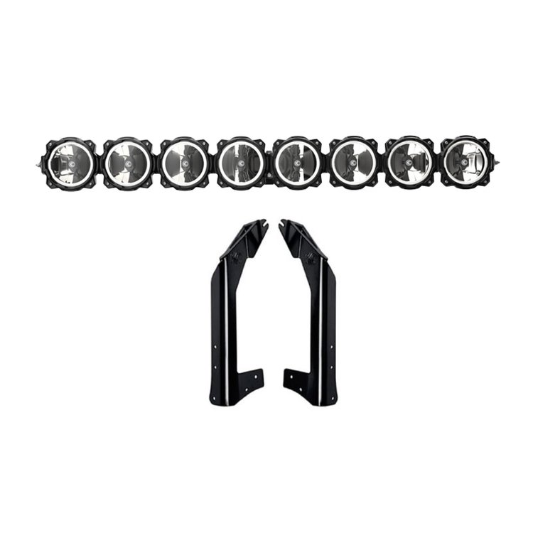 Jeep JK Pro6 Gravity LED 8-Light System 07-16