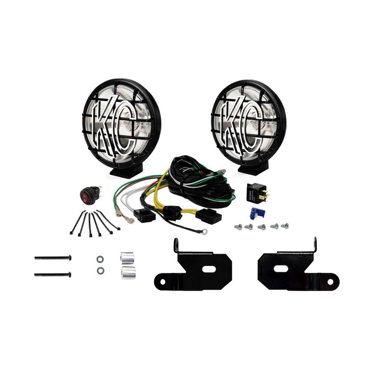 A-Pillar Mounted 6 In. Apollo Light Kit for 2018 Jeep Wrangler JL