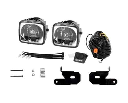 A-Pillar Mounted Gravity G34 LED Light Kit for 2018 Jeep Wrangler JL