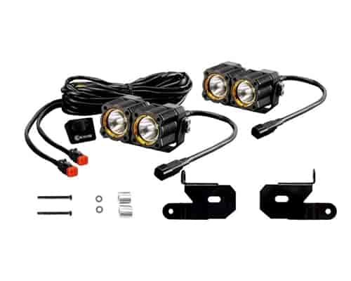 A-Pillar Mounted FLEX LED Light Kit for 2018 Jeep Wrangler JL