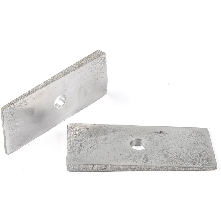Leaf Spring Axle Shim 3 Deg. 2 in. x 4.75 in. Pair