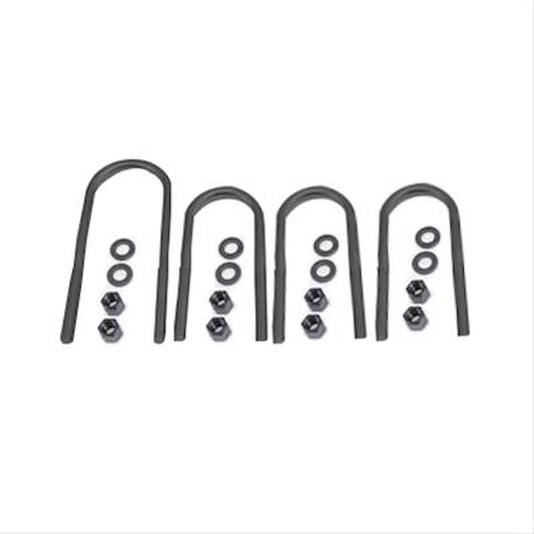 U-Bolt Kit Front Axle Incl. Nylon Inserted Lock Nuts And Extra Thick Flat Washers