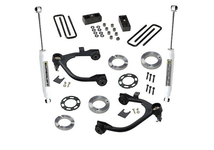 3 in. Suspension Lift Kit with Superlift Shocks for 2019 Chevy Silverado/GMC Sierra 1500 Trucks