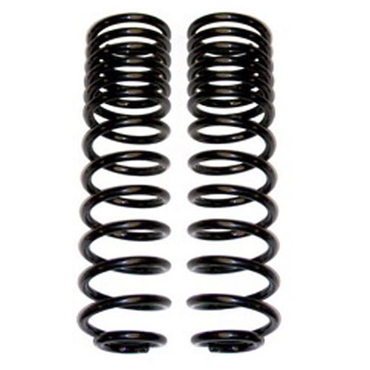 580 Front Lift Coil Springs for 2007-2018 Jeep Wrangler JK, Lift: 2.5 in. [Black]