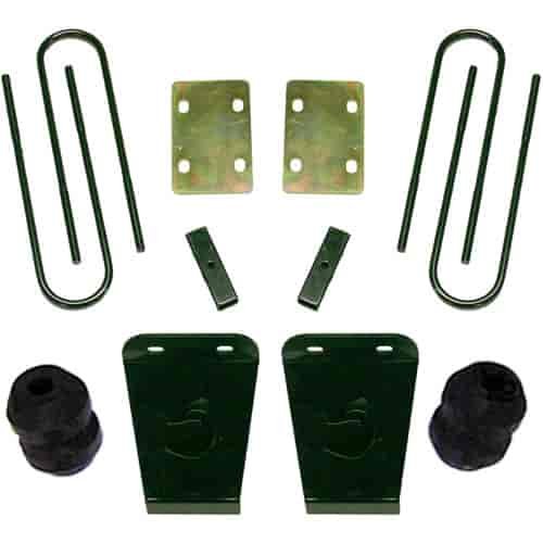 Bump Stop Extension Polyurethane Incl. 2 Spacer Tubing 4 Brackets 4 U-Bolt Hi-Nut Flat Washer Hardware