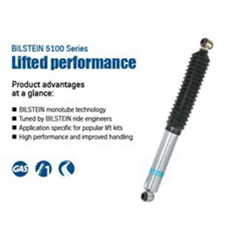 5100 Bilstein Shock Absorber Collapsed Length: 15.90"