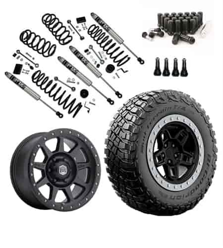 2.5 In. Lift Kit With FOX Shocks for 2018 Jeep Wrangler JL Unlimited 4-Door