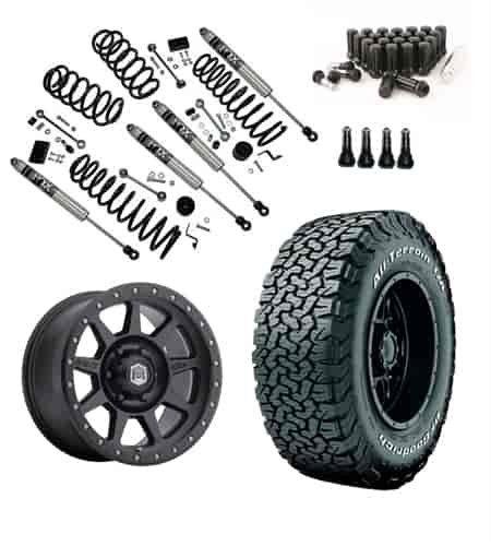 2.5 In. Lift Kit With FOX Shocks for 2018 Jeep Wrangler JL Unlimited 4-Door