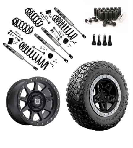 2.5 In. Lift Kit With FOX Shocks for 2018 Jeep Wrangler JL Unlimited 4-Door