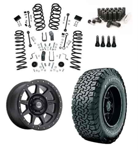 2.5 In. Lift Kit for 2018 Jeep Wrangler JL Unlimited 4-Door