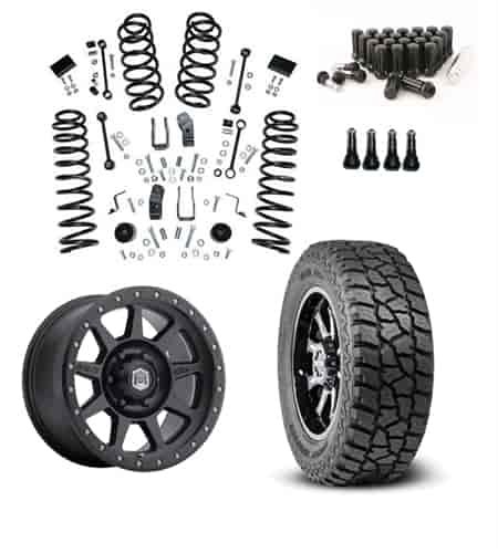 2.5 In. Lift Kit for 2018 Jeep Wrangler JL Unlimited 4-Door