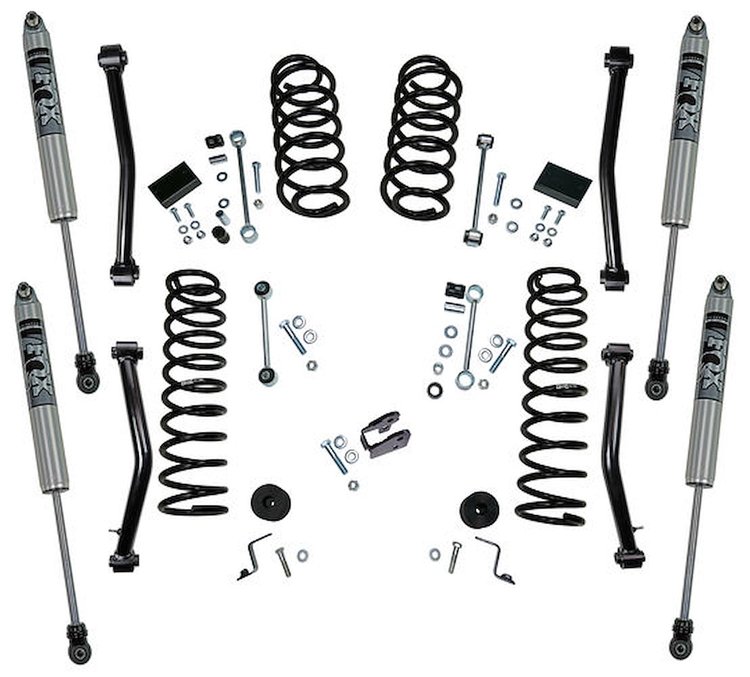 4 In. Lift Kit with Fox Shocks for 2018 Jeep Wrangler JL Unlimited 4-Door