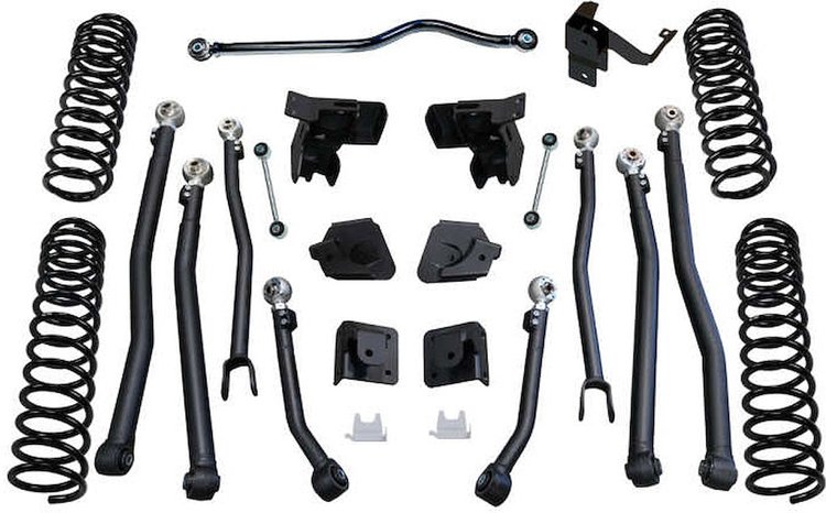4" JKU LONG ARM KIT BILST