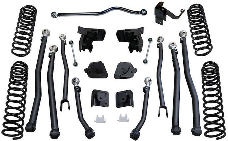 4" JLU LONG ARM KIT FOX