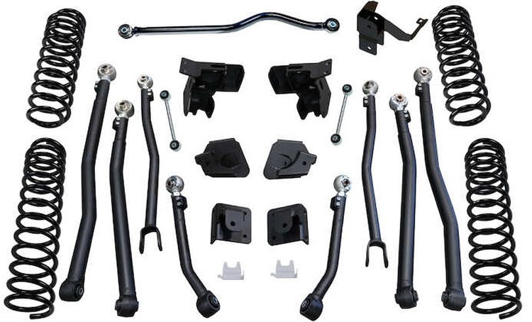 4" JLU LONG ARM KIT