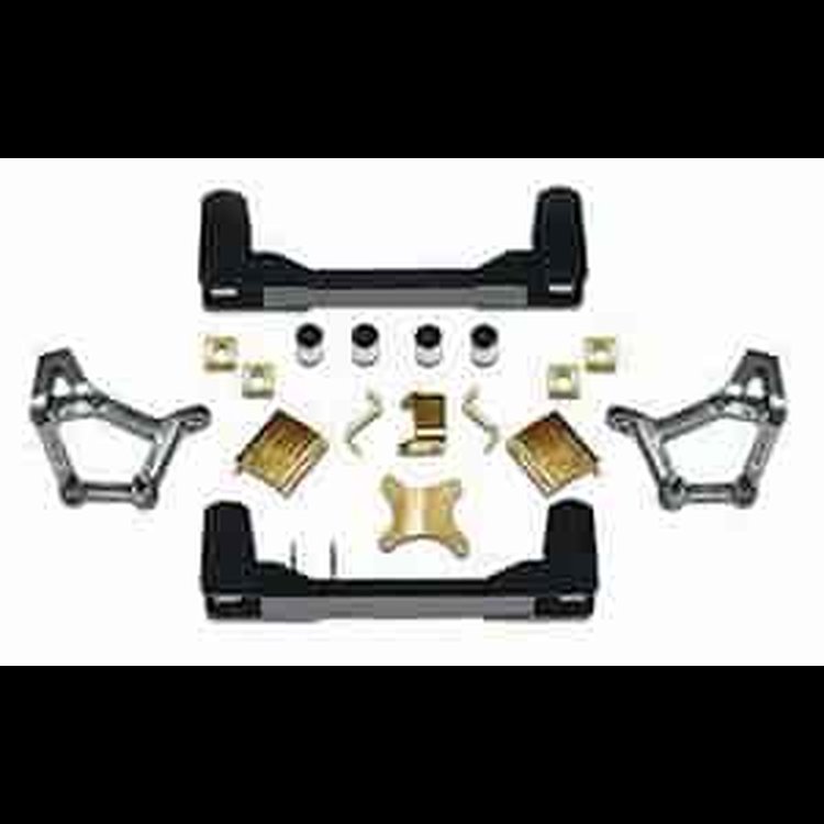 Master Lift Kit; 4 in. Frt/Rr Lift; Incl. Brkts; Brake Hose Kit; Knuckle Adapters; X-Members; Bump S