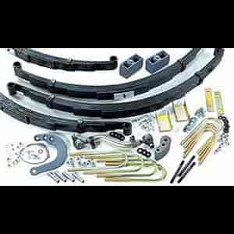 Master Lift Kit; 8 in. Frt/7 in. Rr Lift; Incl. Leaf Spring; Sway Bar; Add-A-Leaf Kit; UBolt Kit; St