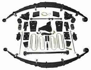Master Lift Kit; 10 in. Frt/9 in. Rr Lift; w/Radius UBolts; Incl. Superide Shocks; Leaf Springs; Pit