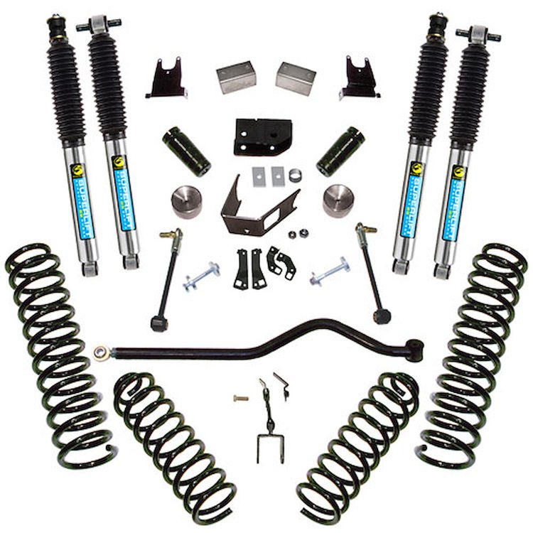 K928B Front and Rear Suspension Lift Kit, Lift Amount: 4 in. Front/4 in. Rear