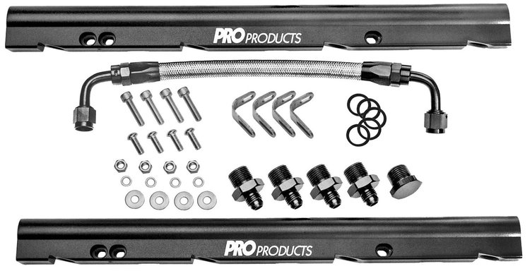 LS1/2/6 FUEL RAILS BLACK