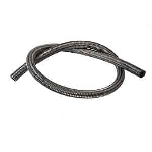 Black Nylon Braided Hose -4AN x 6"