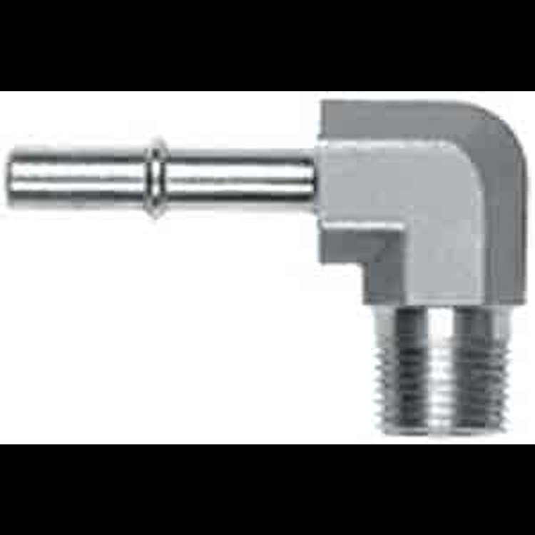 GM/Chrysler Fuel Return Fitting 90°, 3/8" NPT to Hose