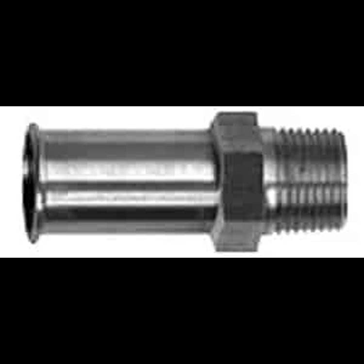 Ford Fuel Inlet Fitting Straight, 3/8" NPT to 9/16" Hose