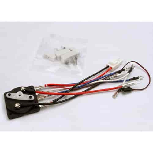 Rotary speed control with resistors