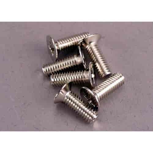 100-Degree Countersunk Machine Screws 4mm x 12mm