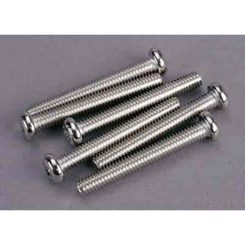 Screws 4x30mm roundhead machine 6